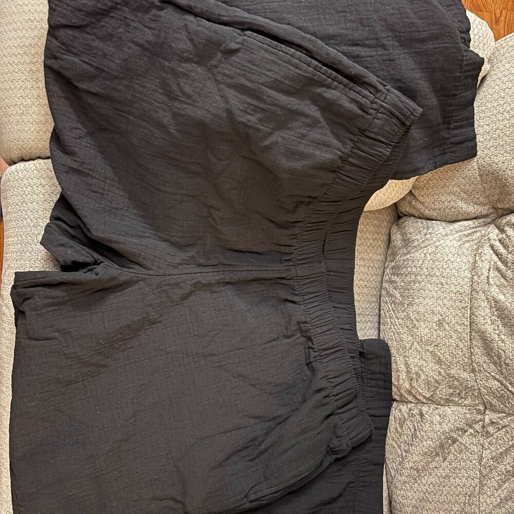 Old Navy Wide Leg Linen Pants